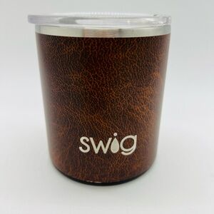 Swig Life Brown Lowball Insulated Tumbler with Lid